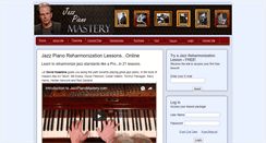 Desktop Screenshot of jazzpianomastery.com